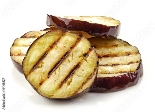 grilled eggplant slices