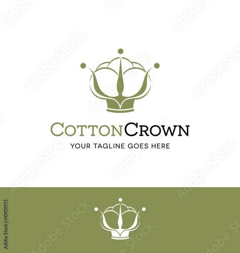 cotton logo for business, organization or website