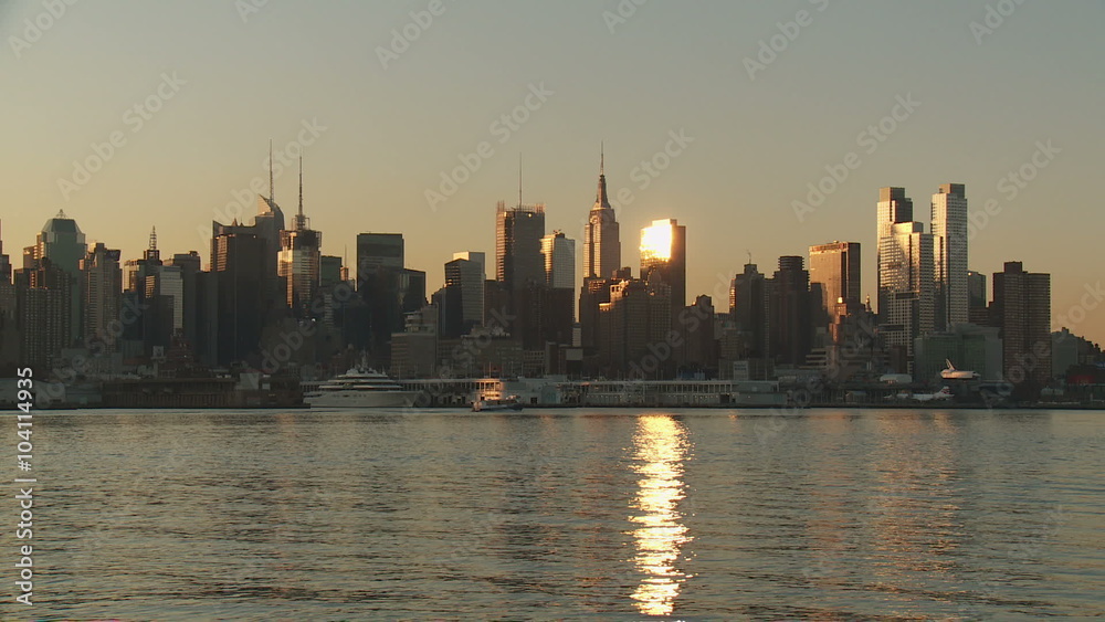New York City Skyline at Sunrise 4 New York City Skyline at Sunrise 4
