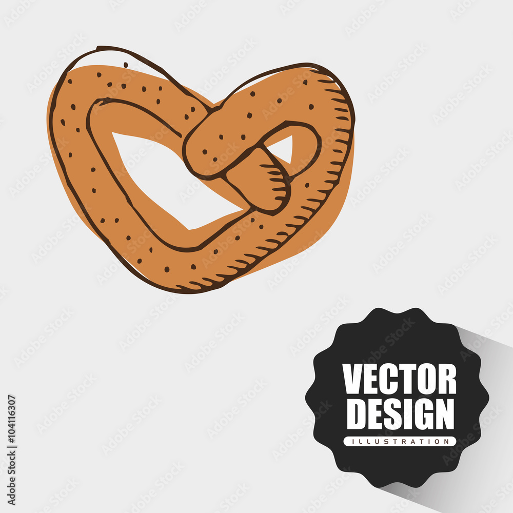 Fototapeta premium bakery icon design 