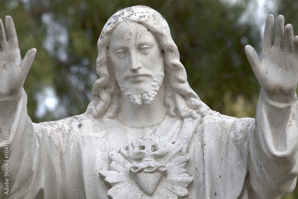 Statue of Jesus Christ at a Mission in San Diego