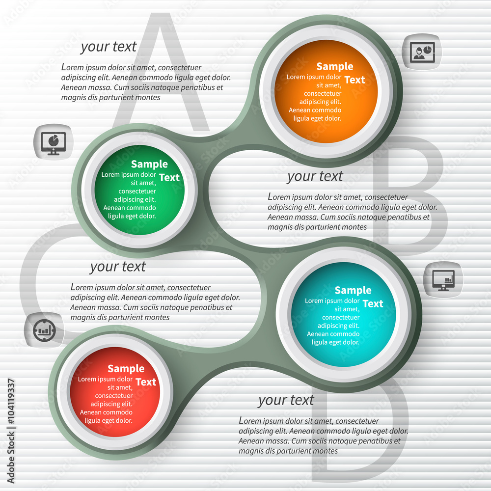 Abstract 3D Paper Infographics Abstract 3D Paper Infographics