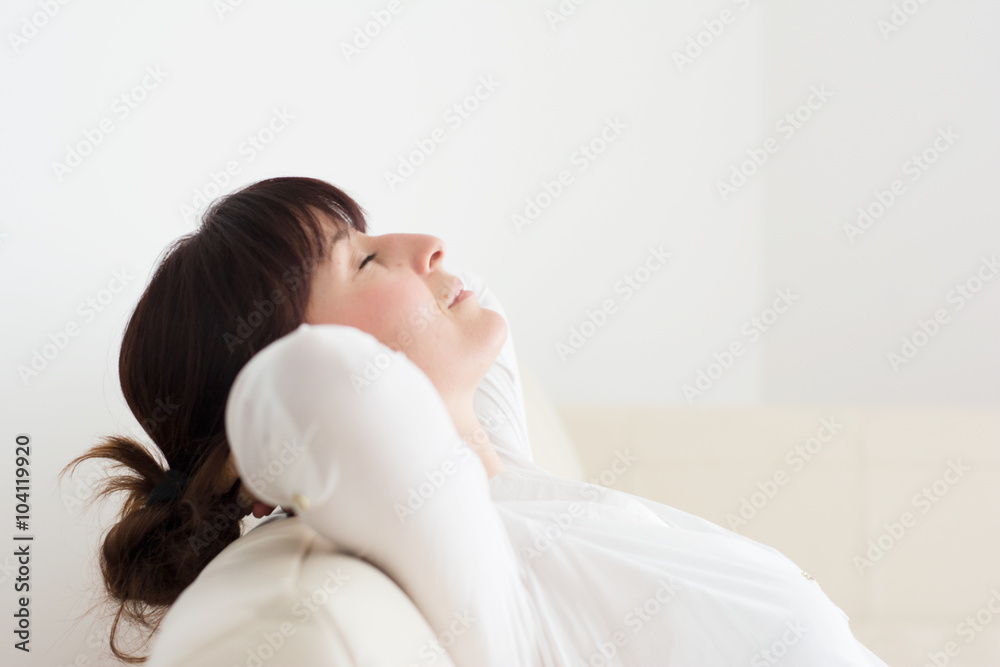 Woman in home Woman in home
