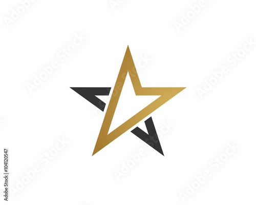 Gold Arrow in Star 
