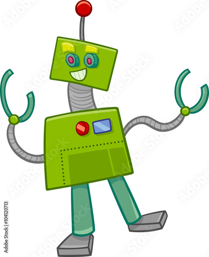 fantasy robot cartoon character
