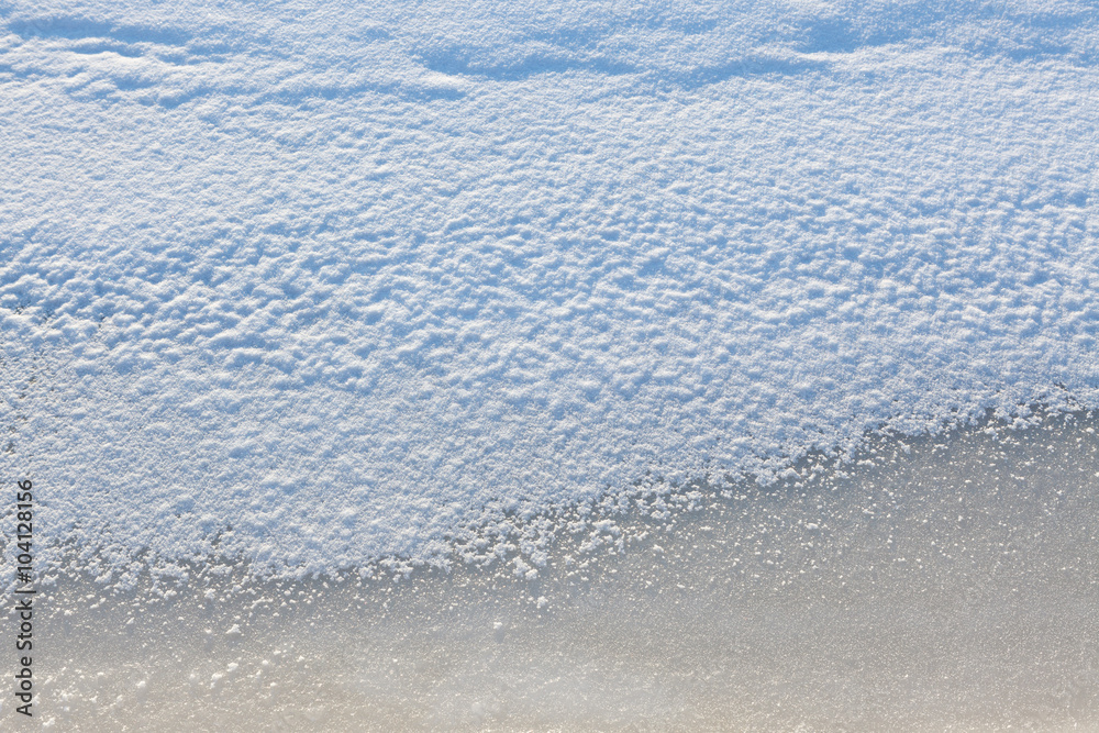 Scenic snow and ice texture background Scenic snow and ice texture background