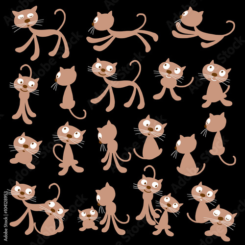 可愛いネコ　イラスト