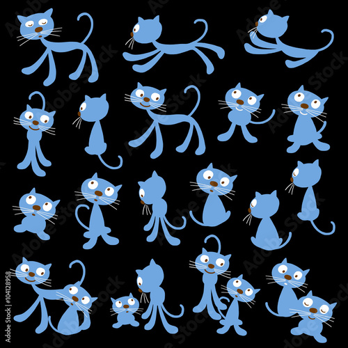 可愛いネコ　イラスト