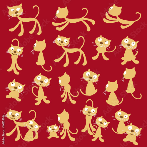 可愛いネコ　イラスト