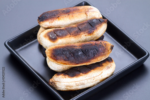 Thai dessert - roasted or grilled banana