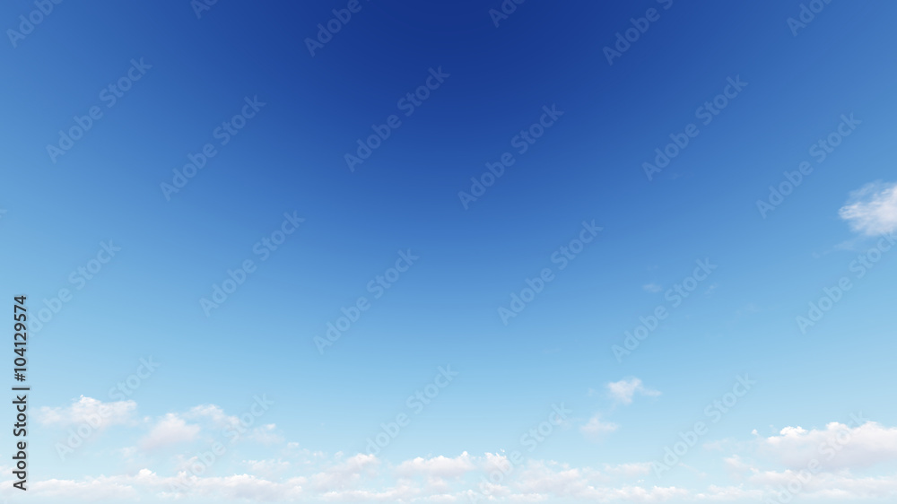 Cloudy blue sky abstract background, 3d illustration