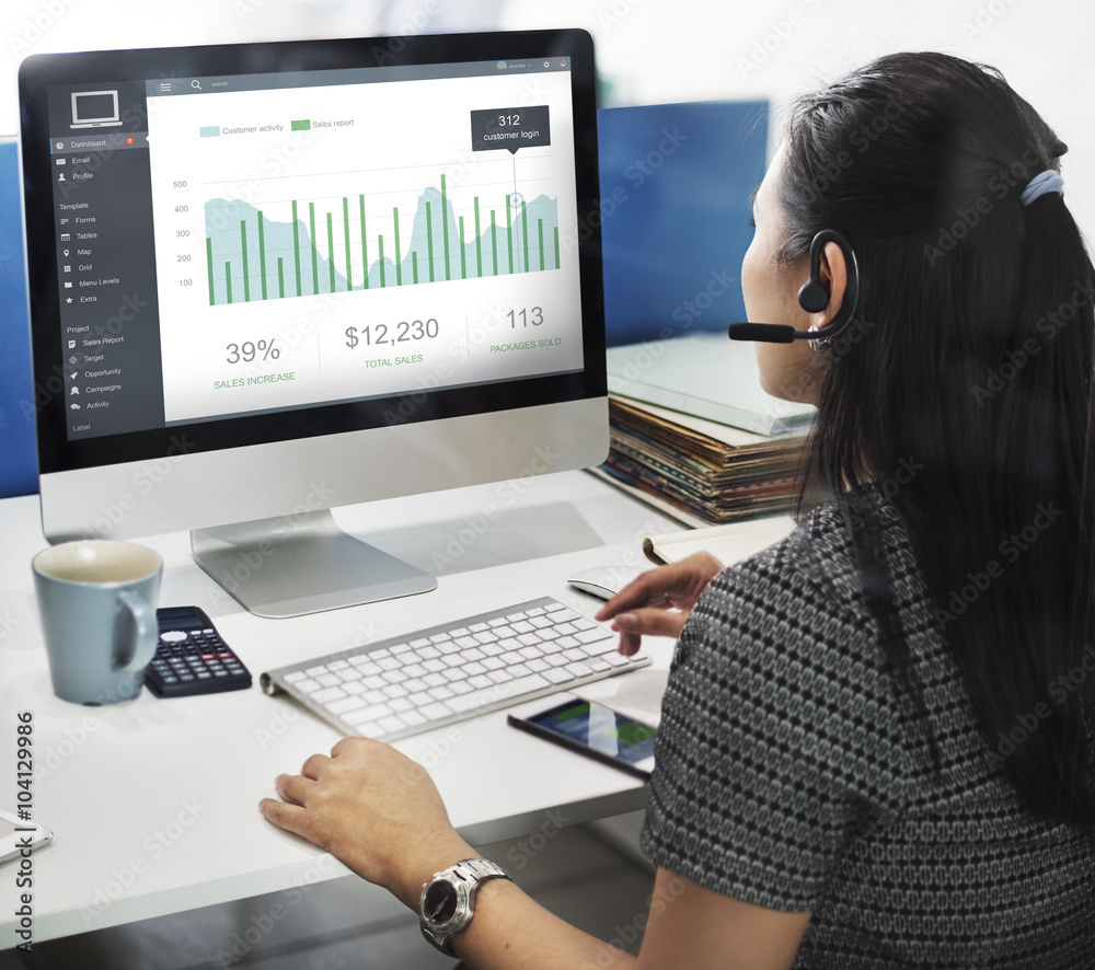 Customer Activity Monitor Dashboard Concept Customer Activity Monitor Dashboard Concept