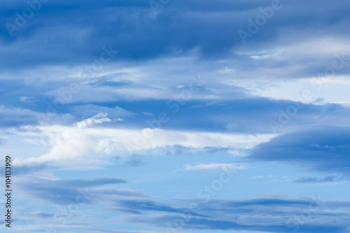 cloud on blue sky background