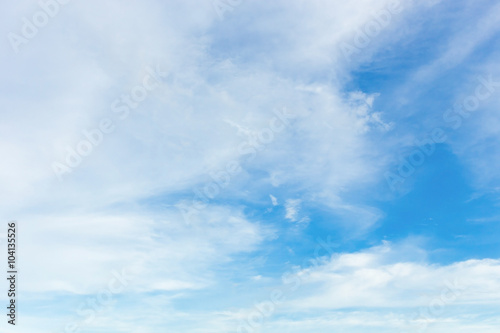 blue sky and white cloud, cloudy sky background