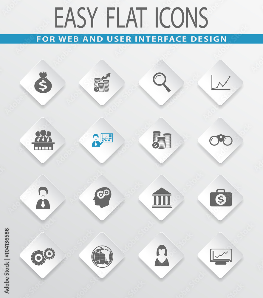 Business icons set Business icons set