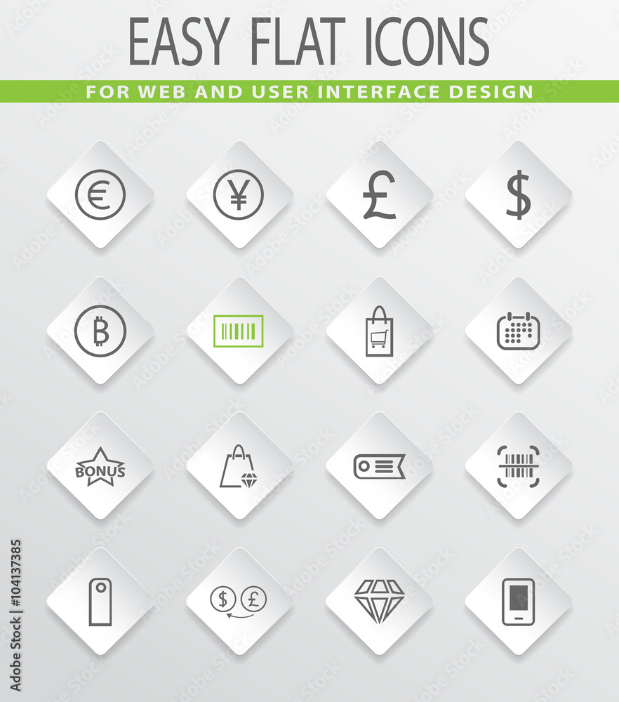 E-commerce icons set E-commerce icons set