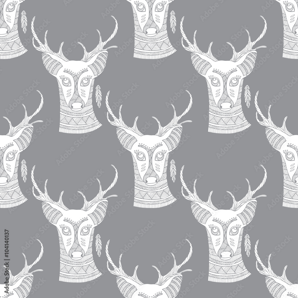 Deer seamless pattern Deer seamless pattern