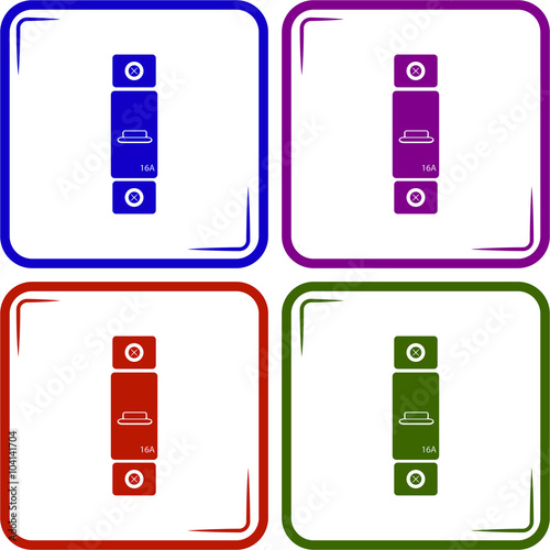 One-phase machine 16 amps icon