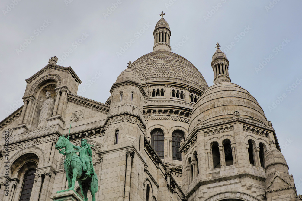 Low Angle View Of Basilique Du Sacre Coeur Against Sky