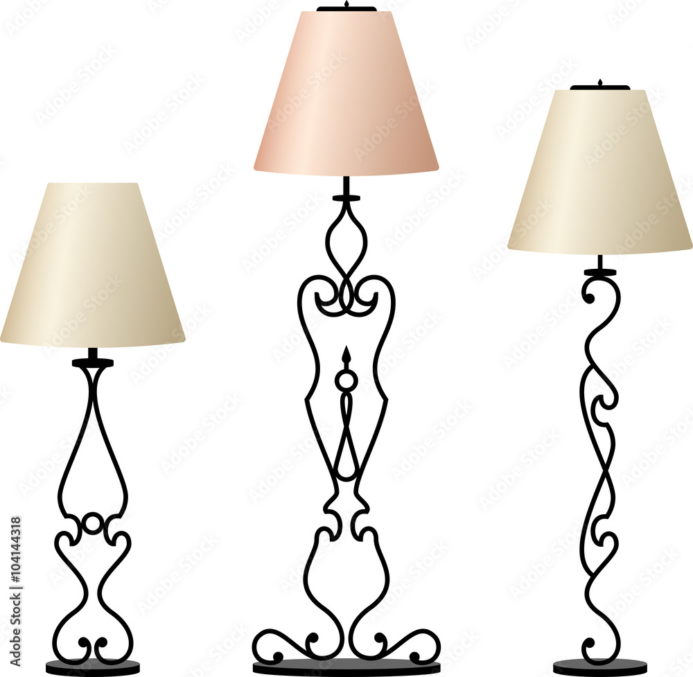 Wrought Iron Table Floor Lamp Wrought Iron Table Floor Lamp
