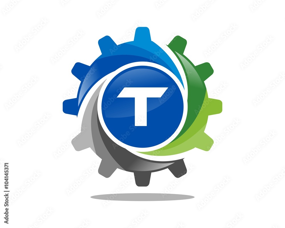 T Gear Circle Logo T Gear Circle Logo