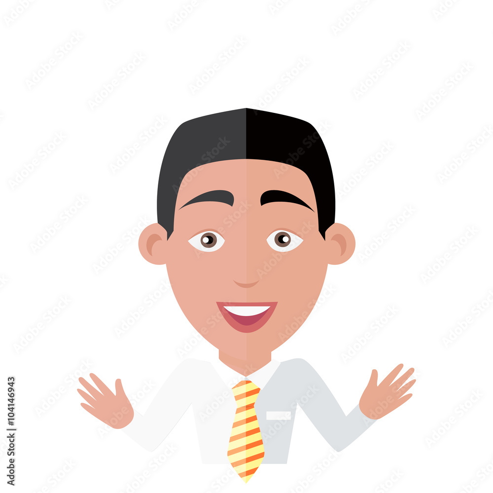 Emotion Avatar Man Happy Success Emotion Avatar Man Happy Success
