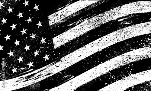 American flag vector icon
