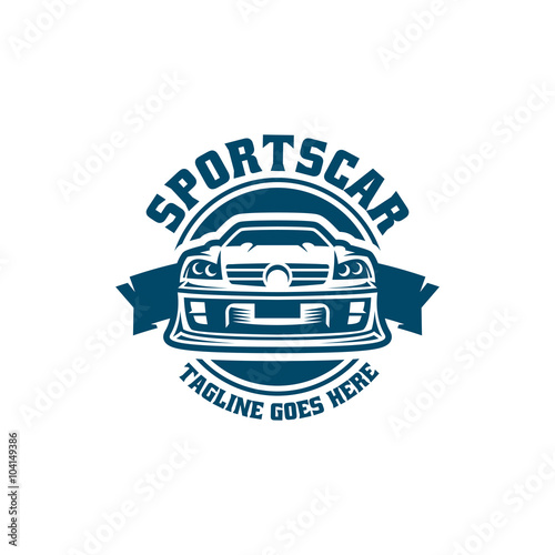 Sports Car Logo template
