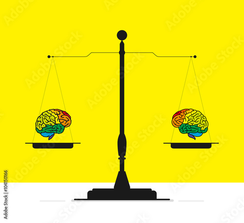 Keep the balance between left brain and right brain.