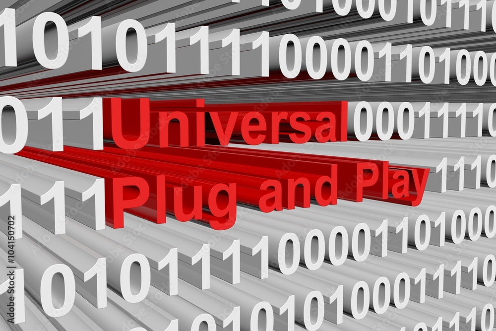 Universal Plug and Play is presented in the form of binary code