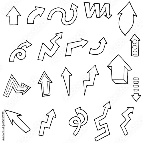 vector set of arrow