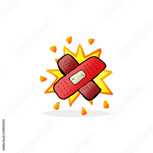 cartoon plaster