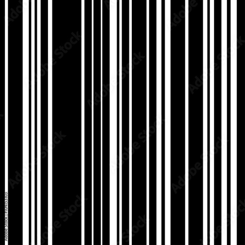 Pattern black and white vertical stripe