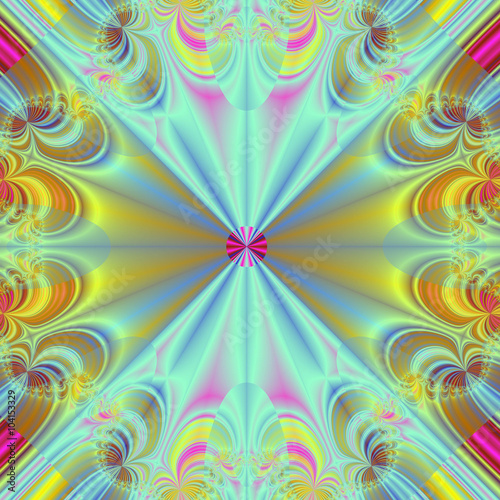 Colorful Fractal Background. A fractal is a natural phenomenon o