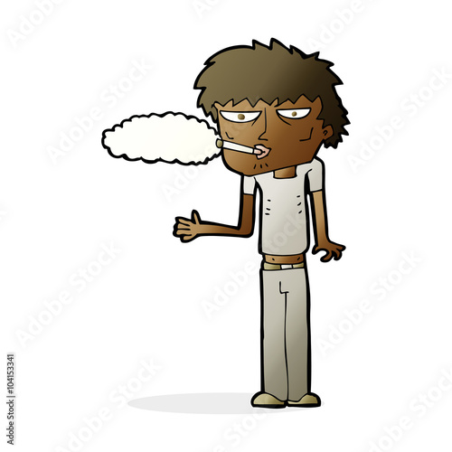 cartoon smoker
