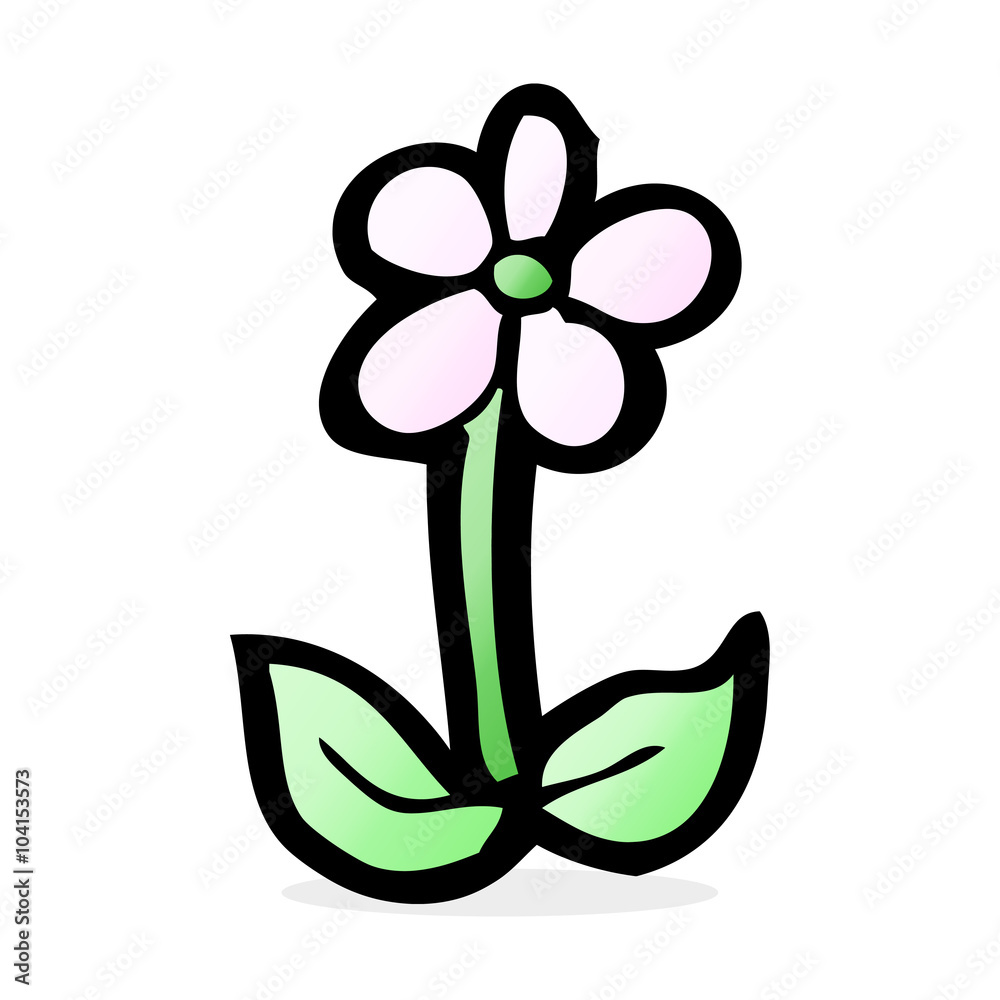 cartoon flower