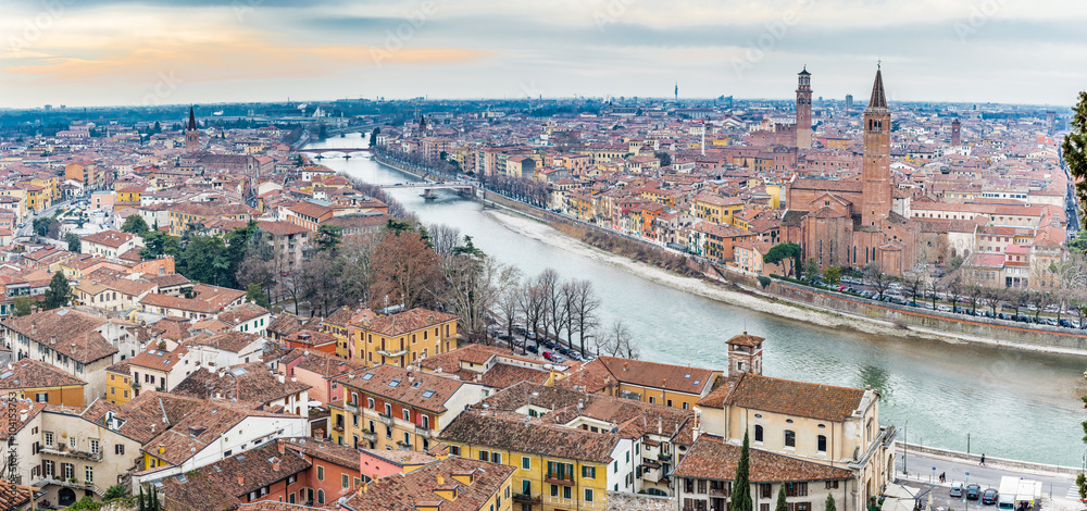 Cityscape Verona in Italy