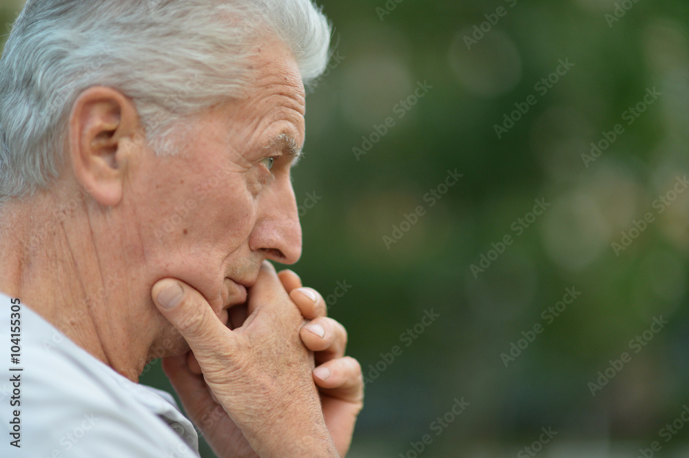Portrait of senior man Portrait of senior man