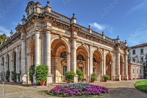 flower bed in Montecatini Terme
