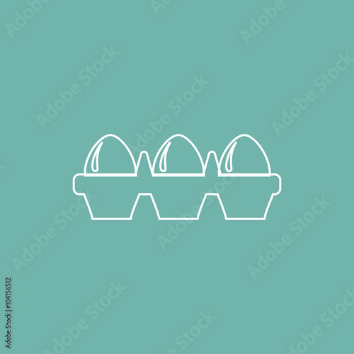 Chicken eggs icon