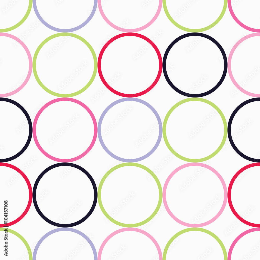 Seamless vector decorative background with circles, buttons and polka dots. Print. Cloth design, wallpaper. Seamless vector decorative background with circles, buttons and polka dots. Print. Cloth design, wallpaper.
