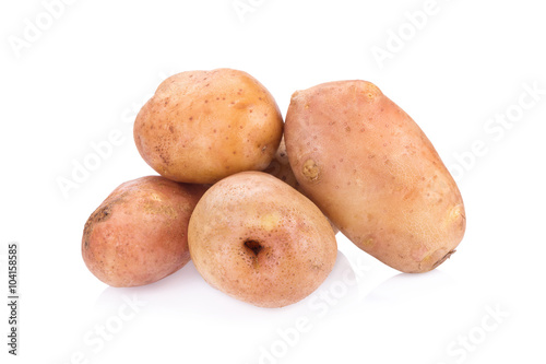 Potato isolated on white background