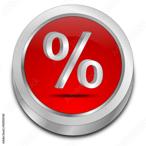 Discount button with percent symbol