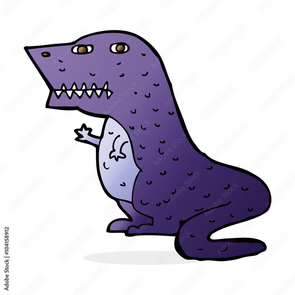 Obraz premium cartoon dinosaur