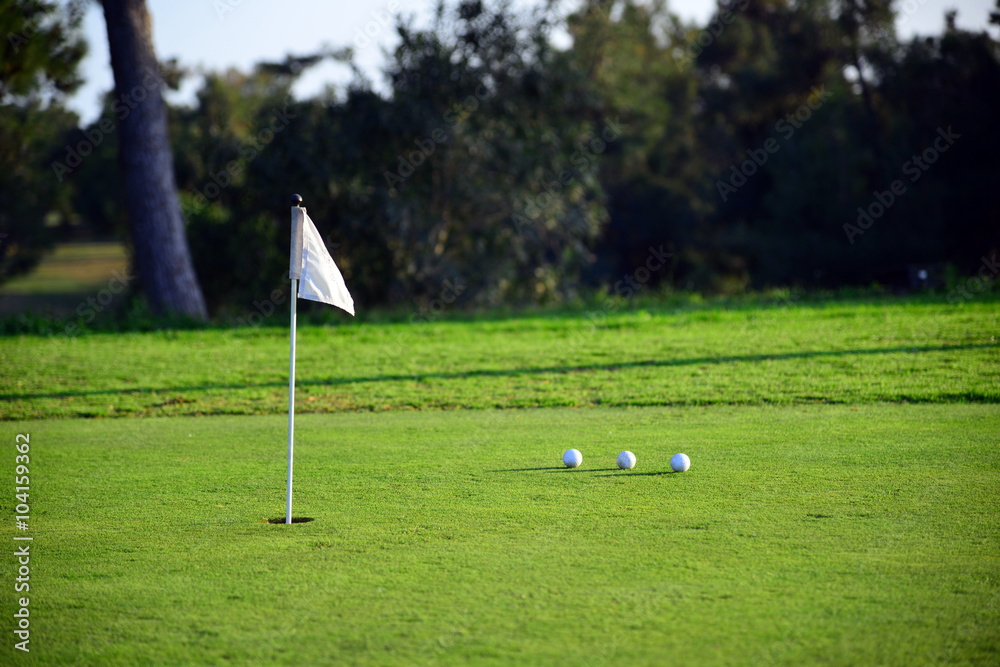 Obraz premium Golf playground junor lessons