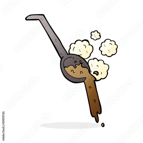 cartoon pouring gravy
