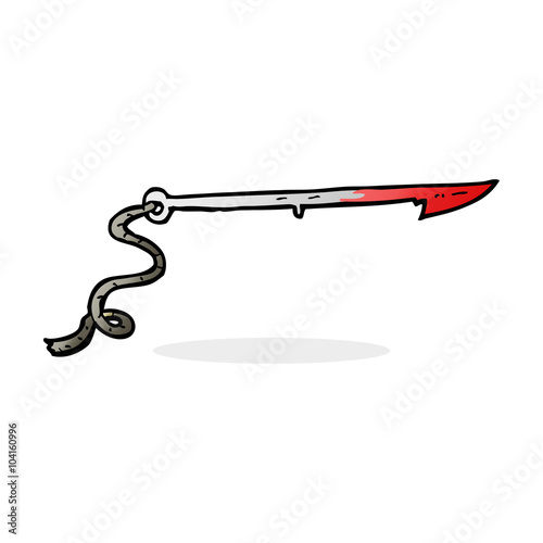 cartoon whaling harpoon