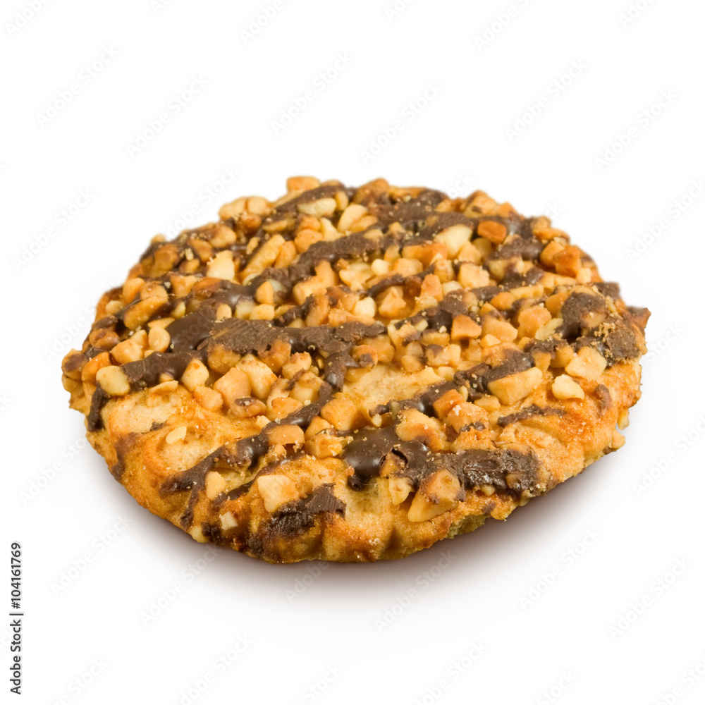 Isolated image of delicious cookies close-up Isolated image of delicious cookies close-up
