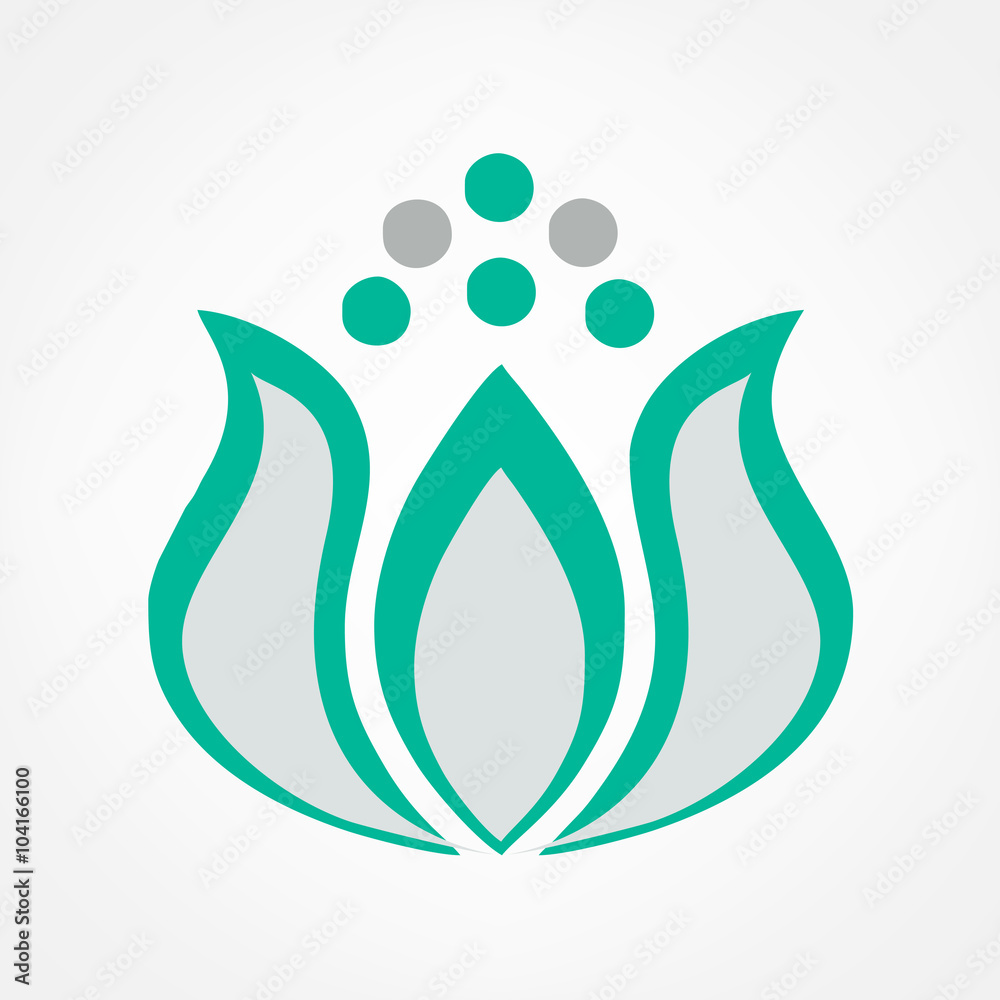 Obraz premium lotus symbol vector