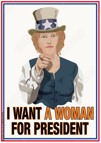 Oncle Sam - Femme Président